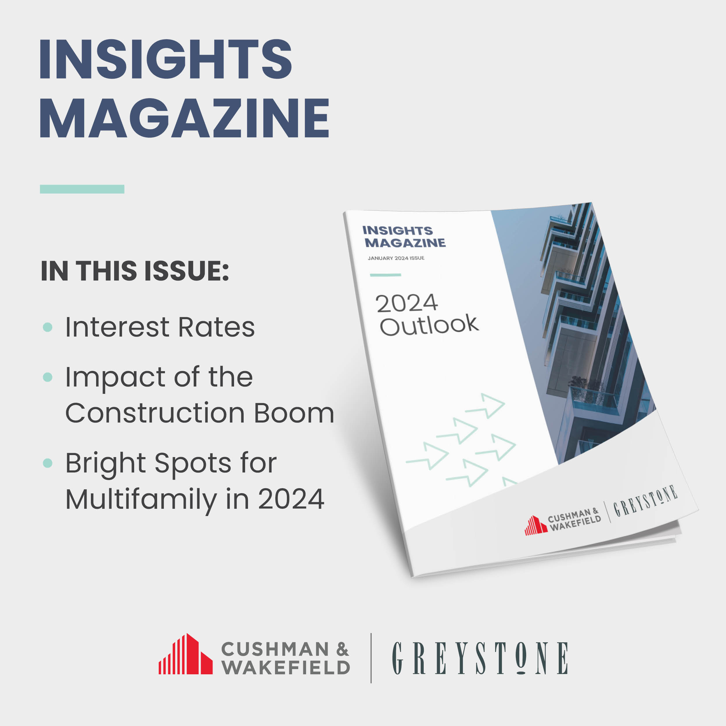 Cushman Wakefield And Greystone Insights Magazine January 2024 Issue   CW GS Insights Magazine January Q1 2024 Social 